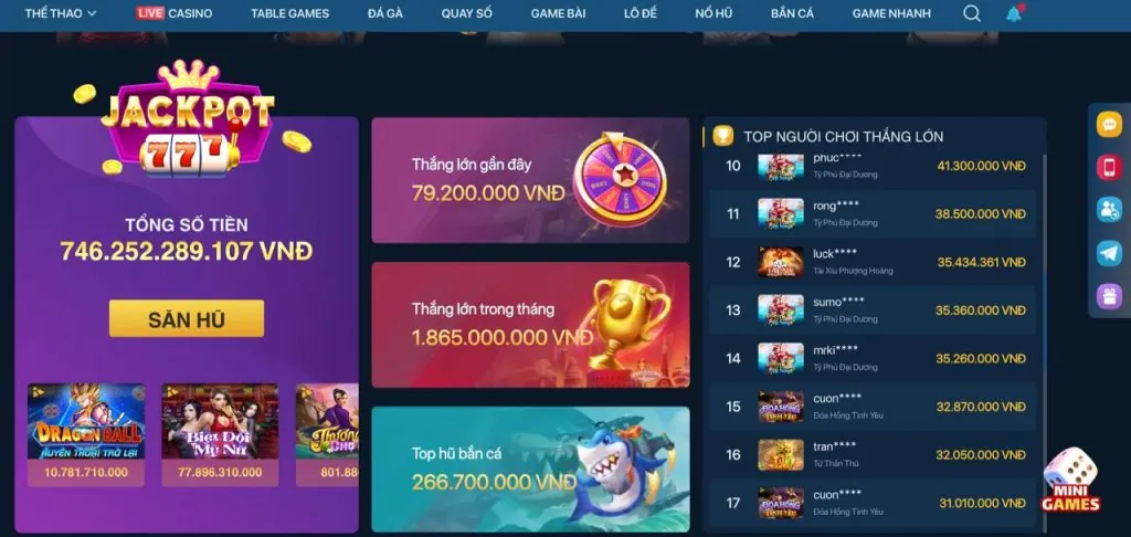 Người chơi HL88 Nổ Hũ ăn mừng chiến thắng với tiền vàng